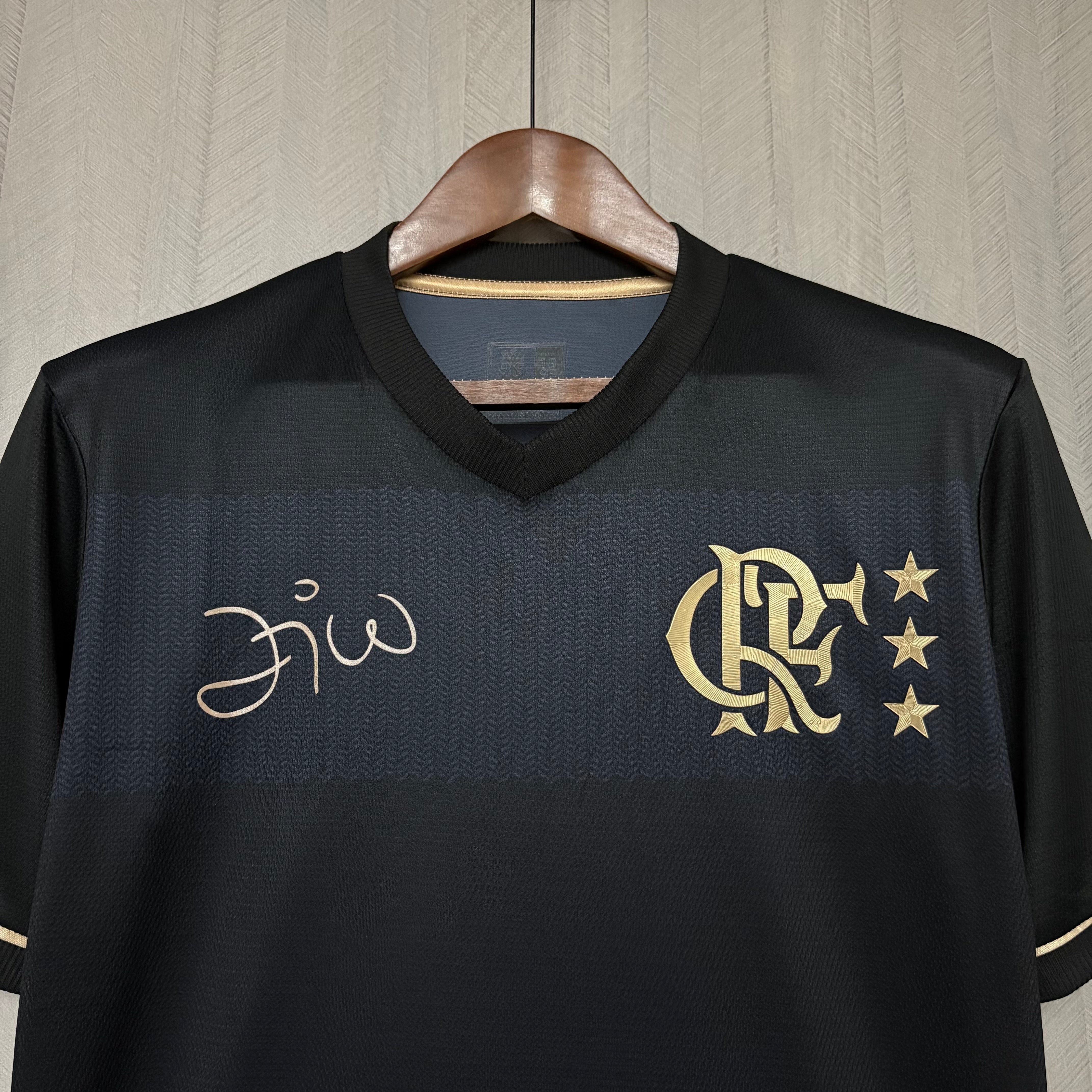 Camisa Flamengo Edição Especial Zico 25/26 - Preta