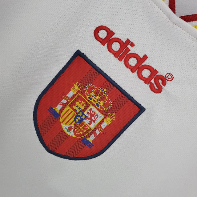 Camisa Espanha Retrô 1996 Branca - Adidas