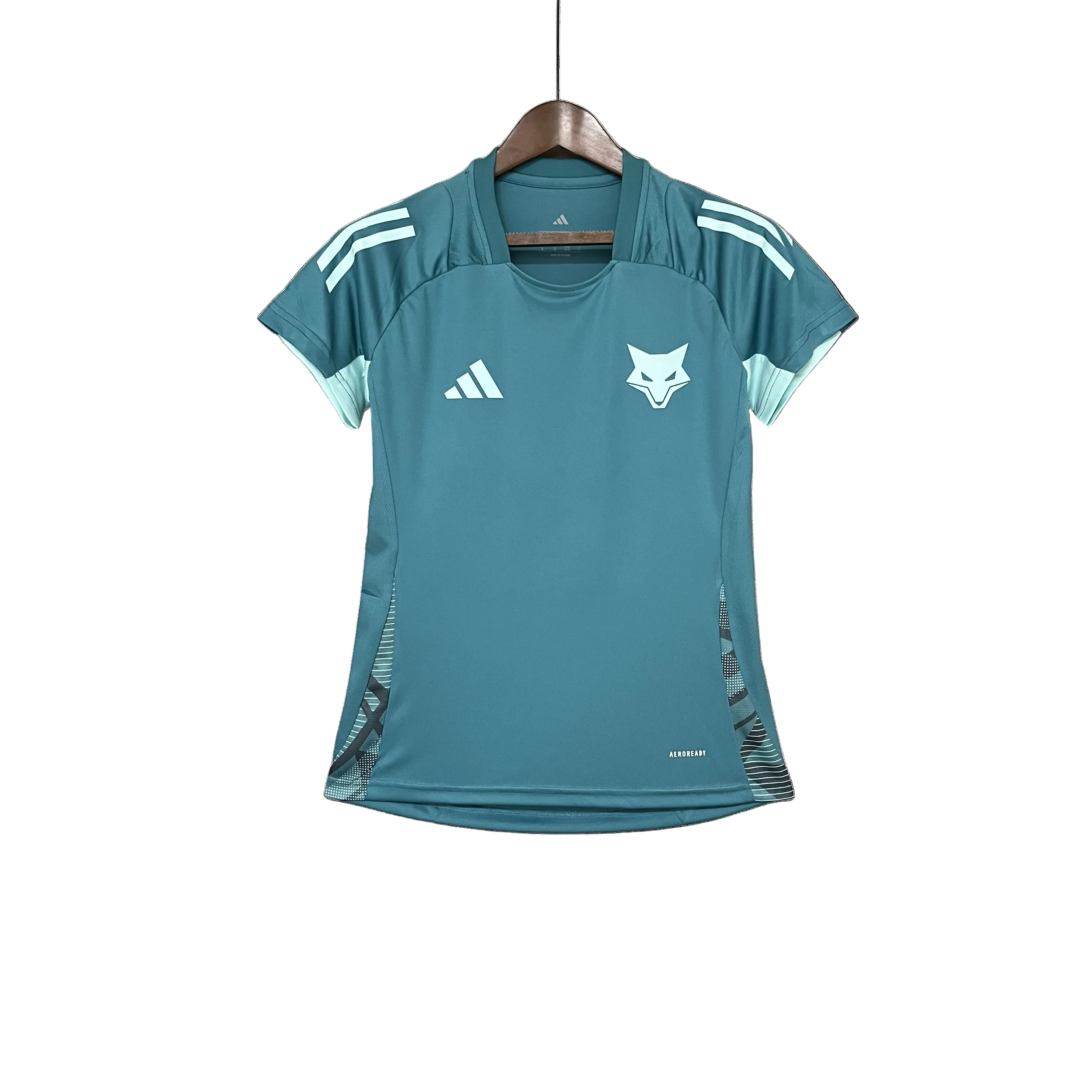 Camisa Cruzeiro de Treino 25/26 - Versão Feminina Baby Look Azul Turquesa