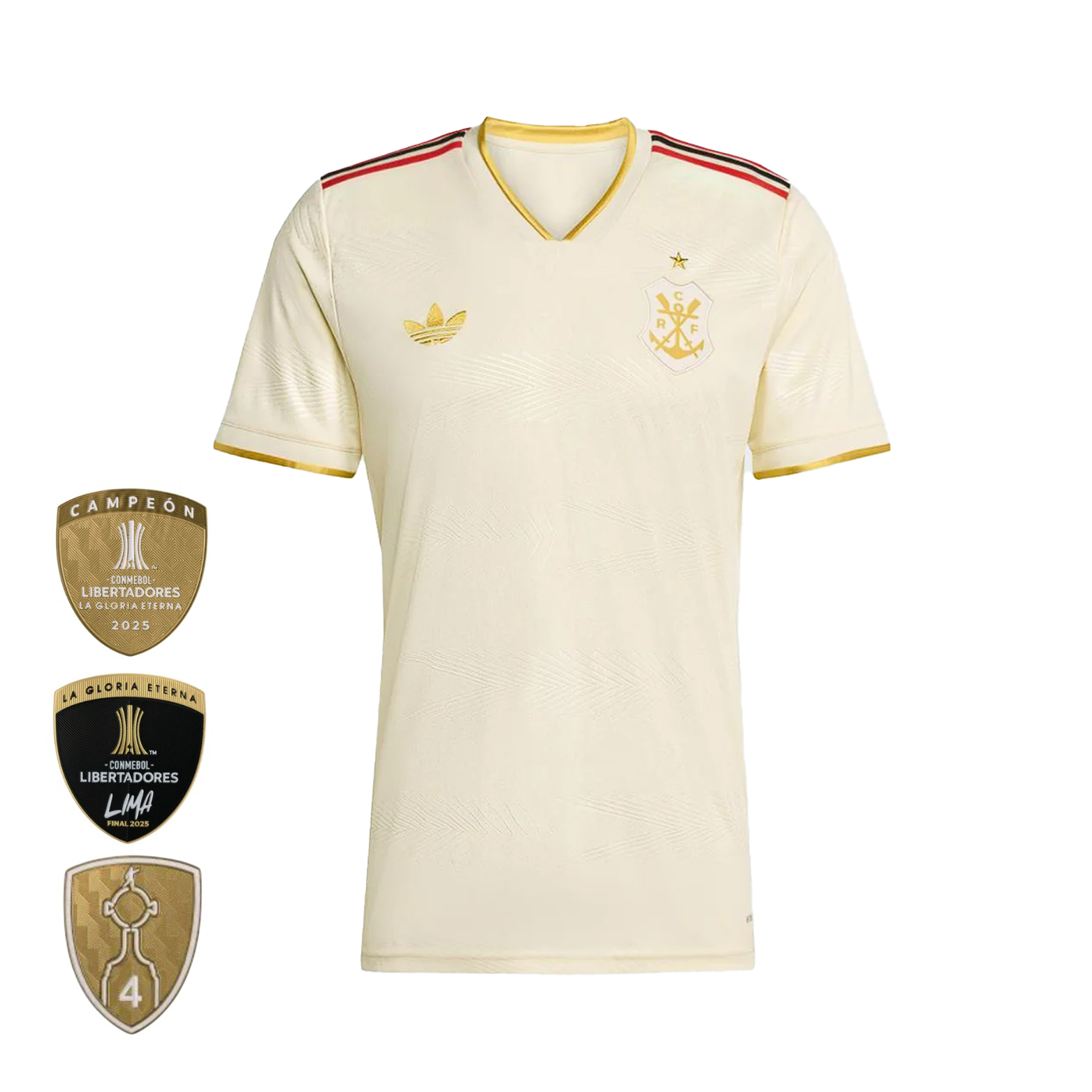 Camisa Flamengo III 25/26 - Dourado