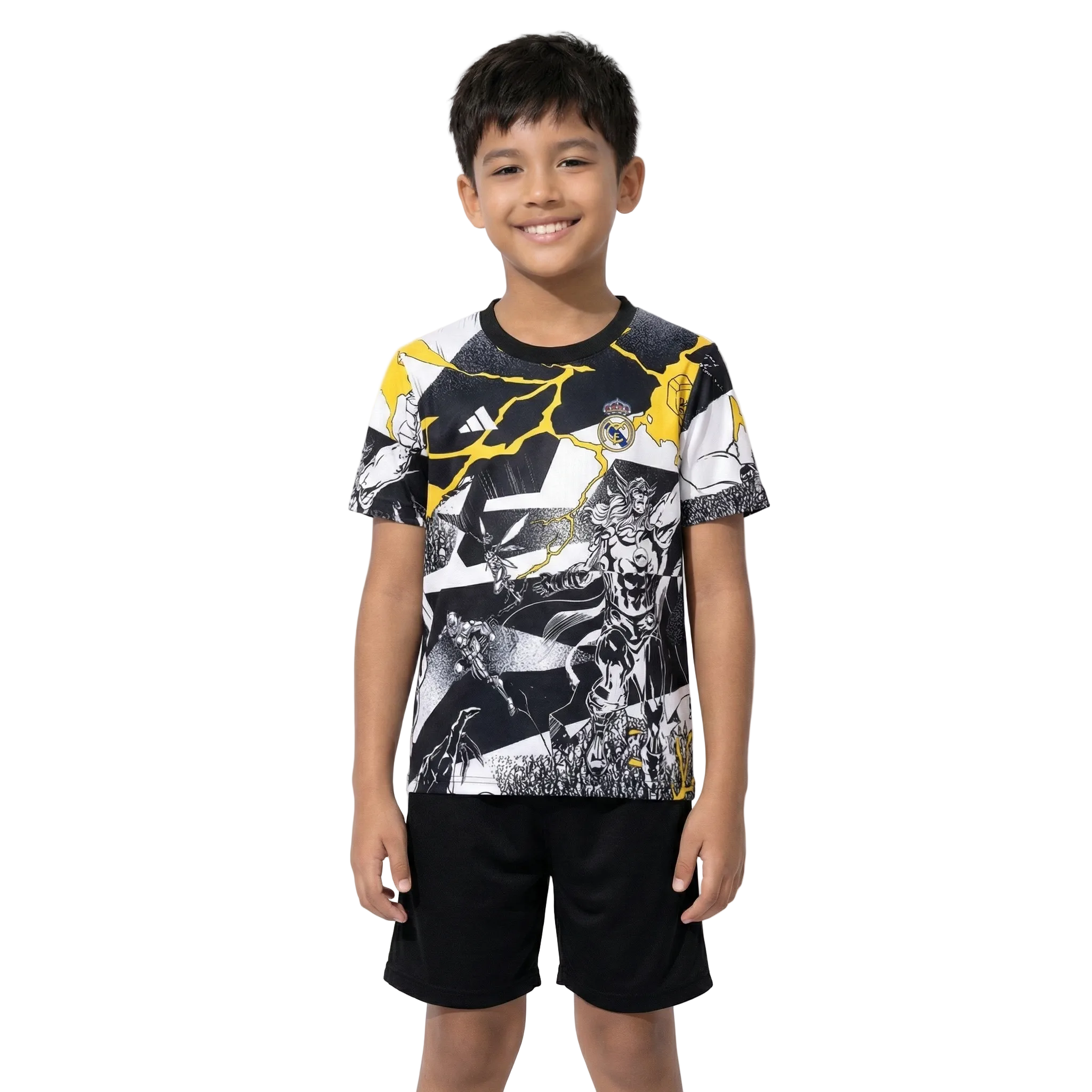 Conjunto Infantil Real Madrid 26/27 - Branco