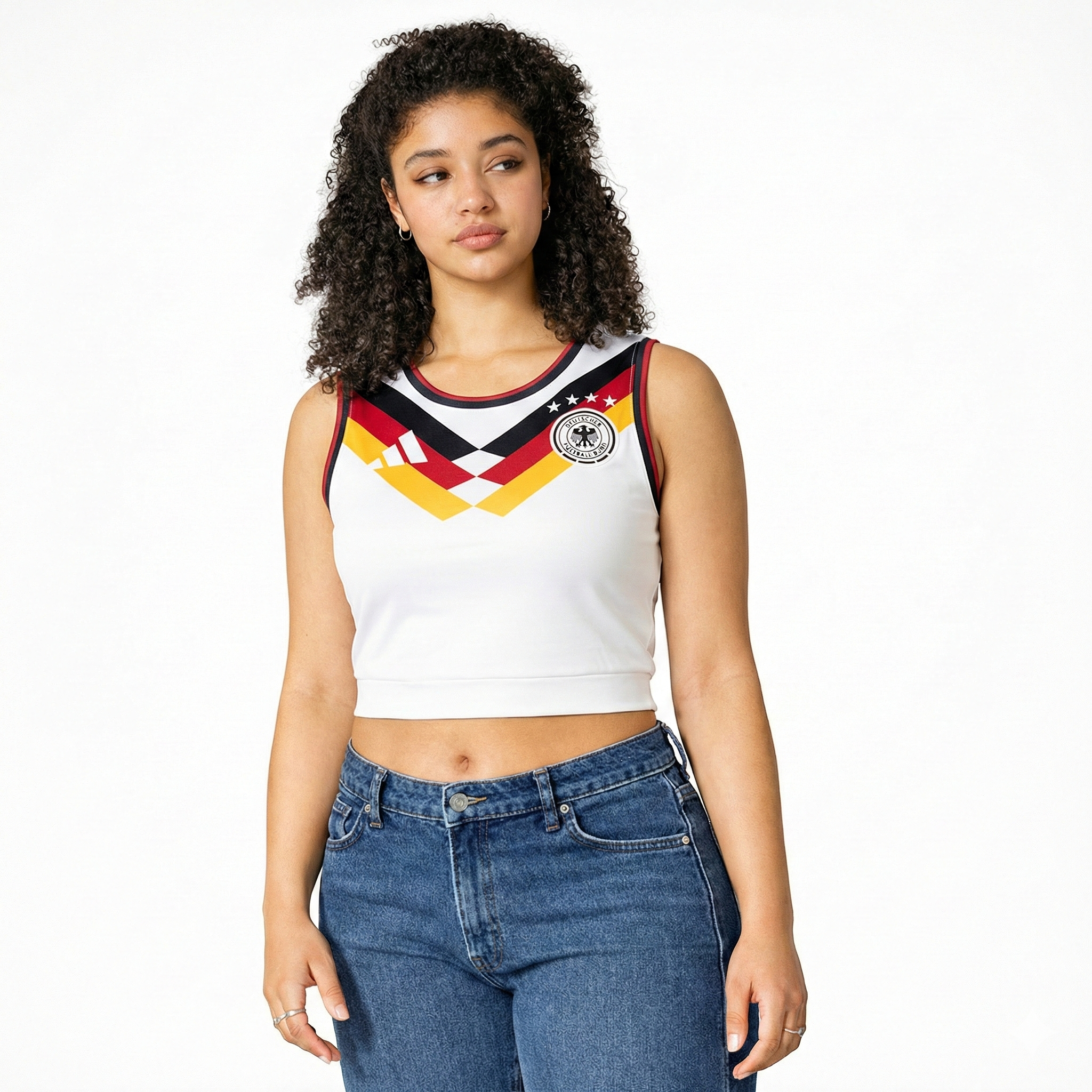 Camisa Baby Look Alemanha - Copa do Mundo 2026