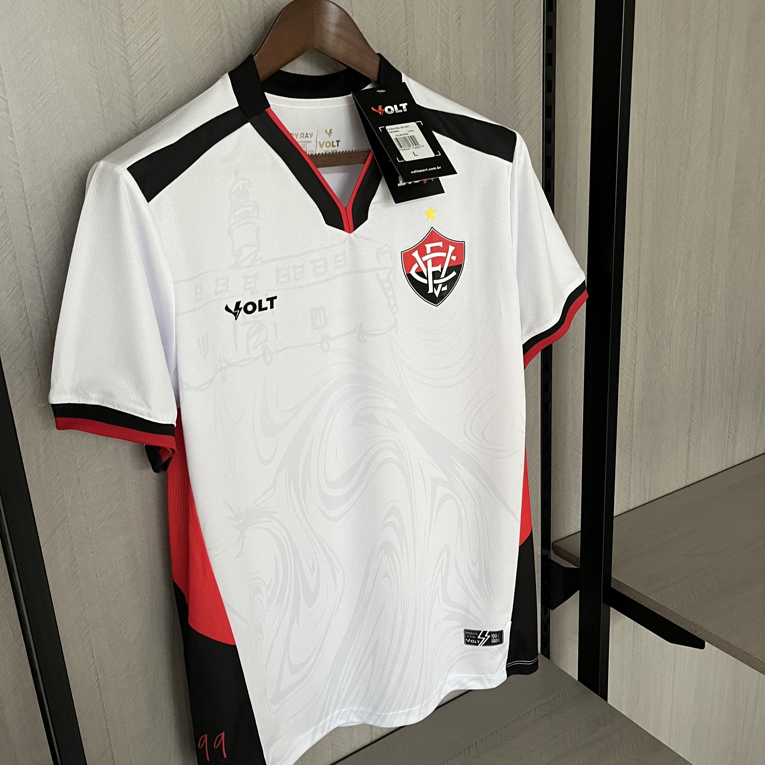 Camisa Vitória Fora 2024/25 - Versão Torcedor Branca