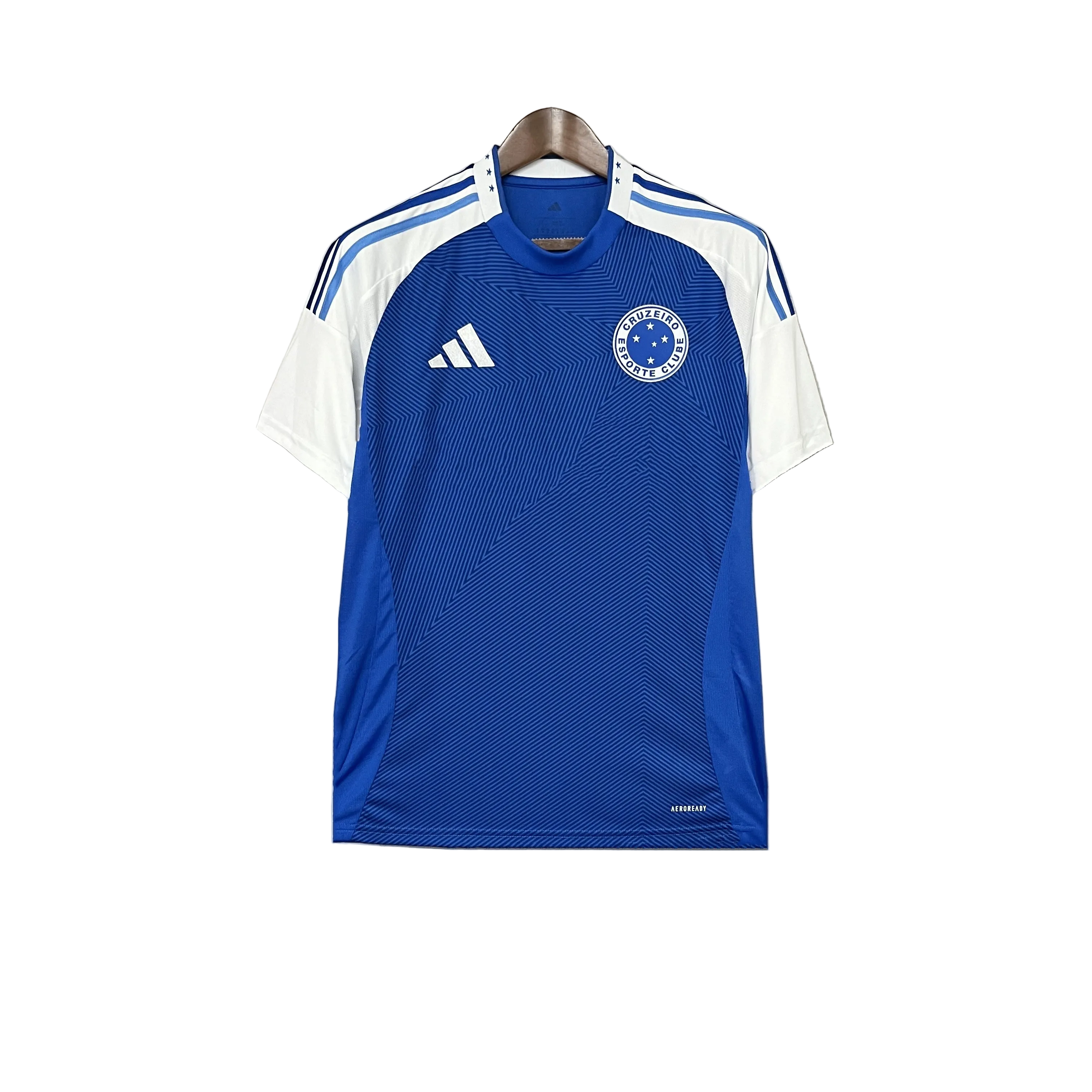 Camisa Cruzeiro Titular 25/26 - Azul e Branco