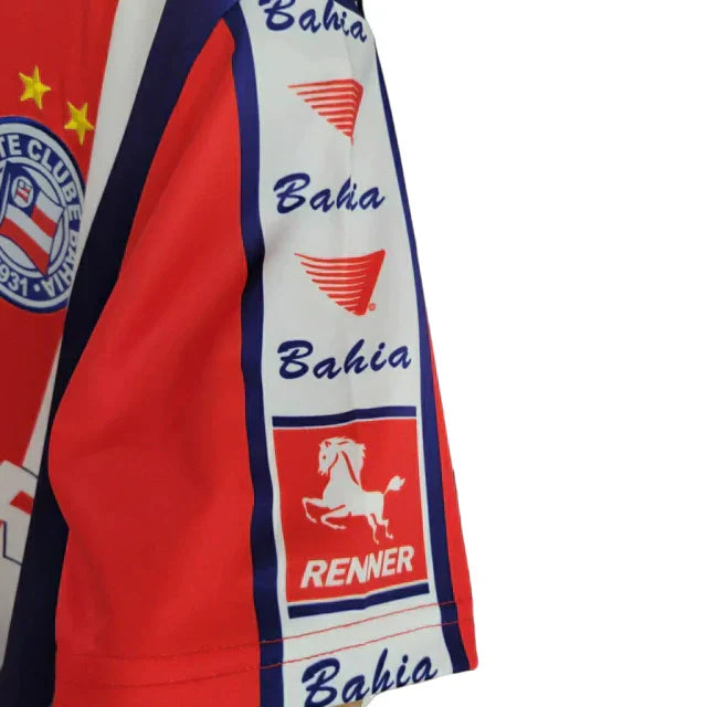 Camisa Bahia Fora 1996 - Versão Listrada Tricolor