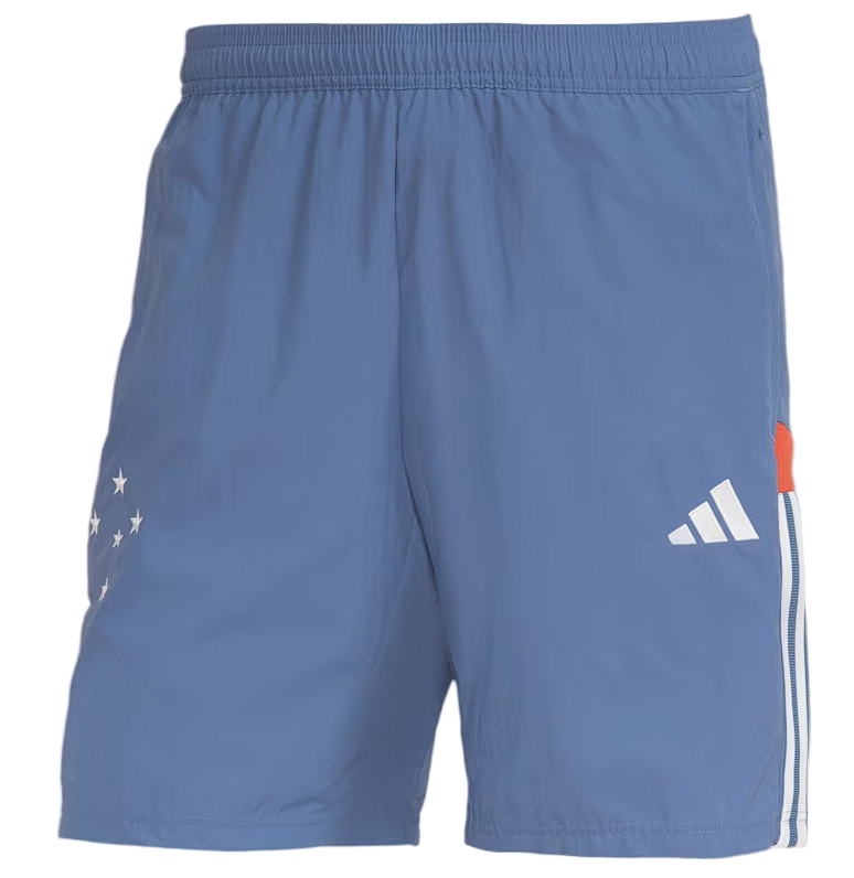 Shorts de Viagem Cruzeiro 24/25 - Azul e Laranja