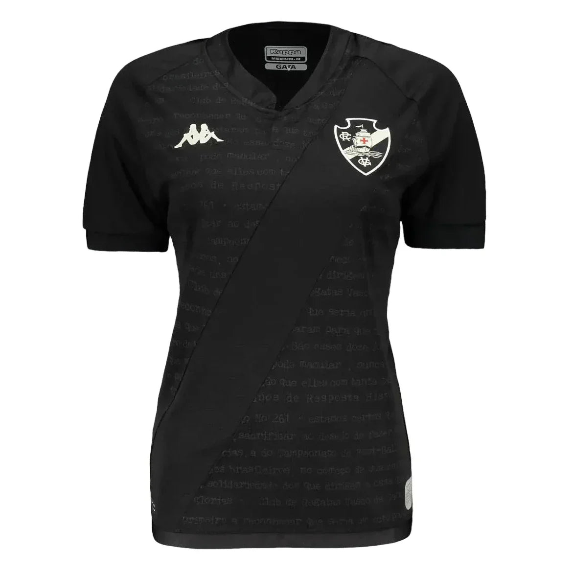 Camisa Vasco Goleiro III 24/25 - Versão Feminina Baby Look Preta