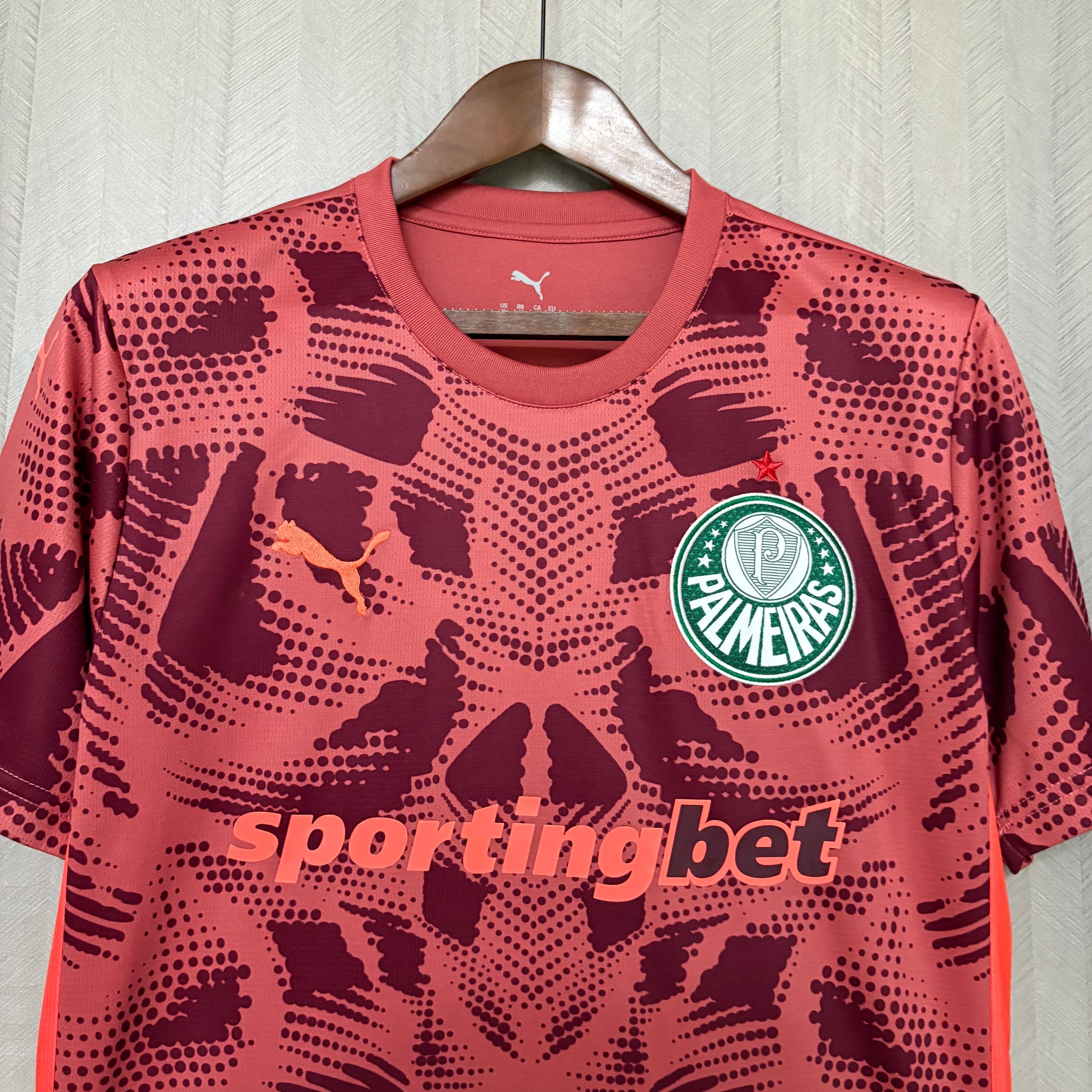 Camisa Palmeiras Goleiro 25/26 - Vermelho