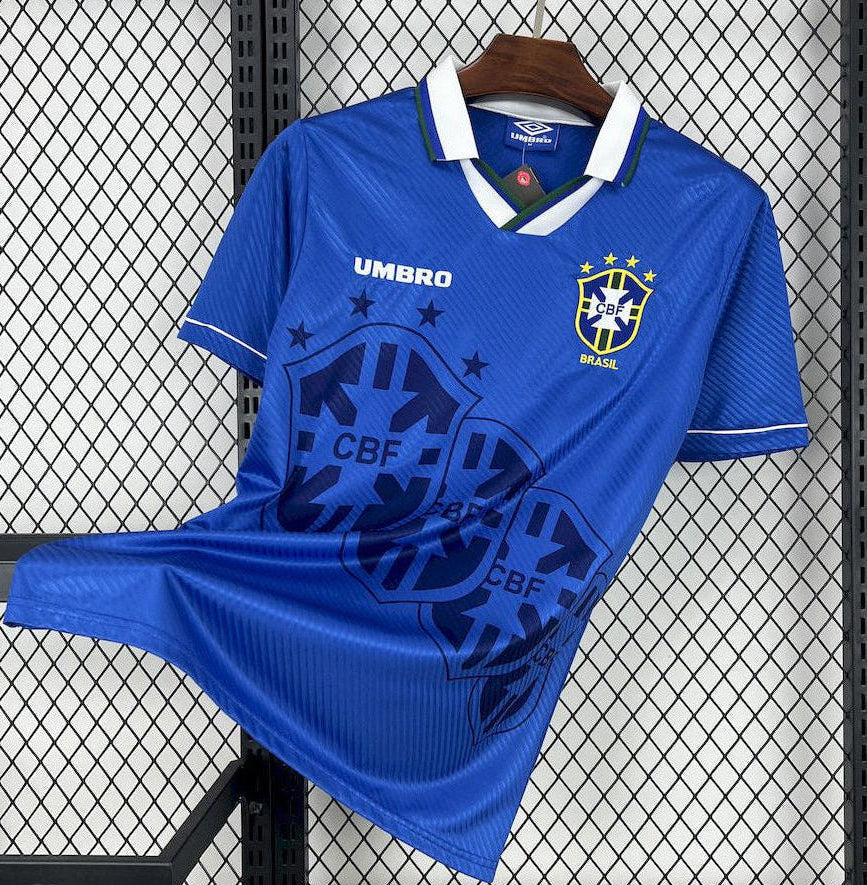 Camisa Brasil Fora 94/95 - Versão Retrô Azul