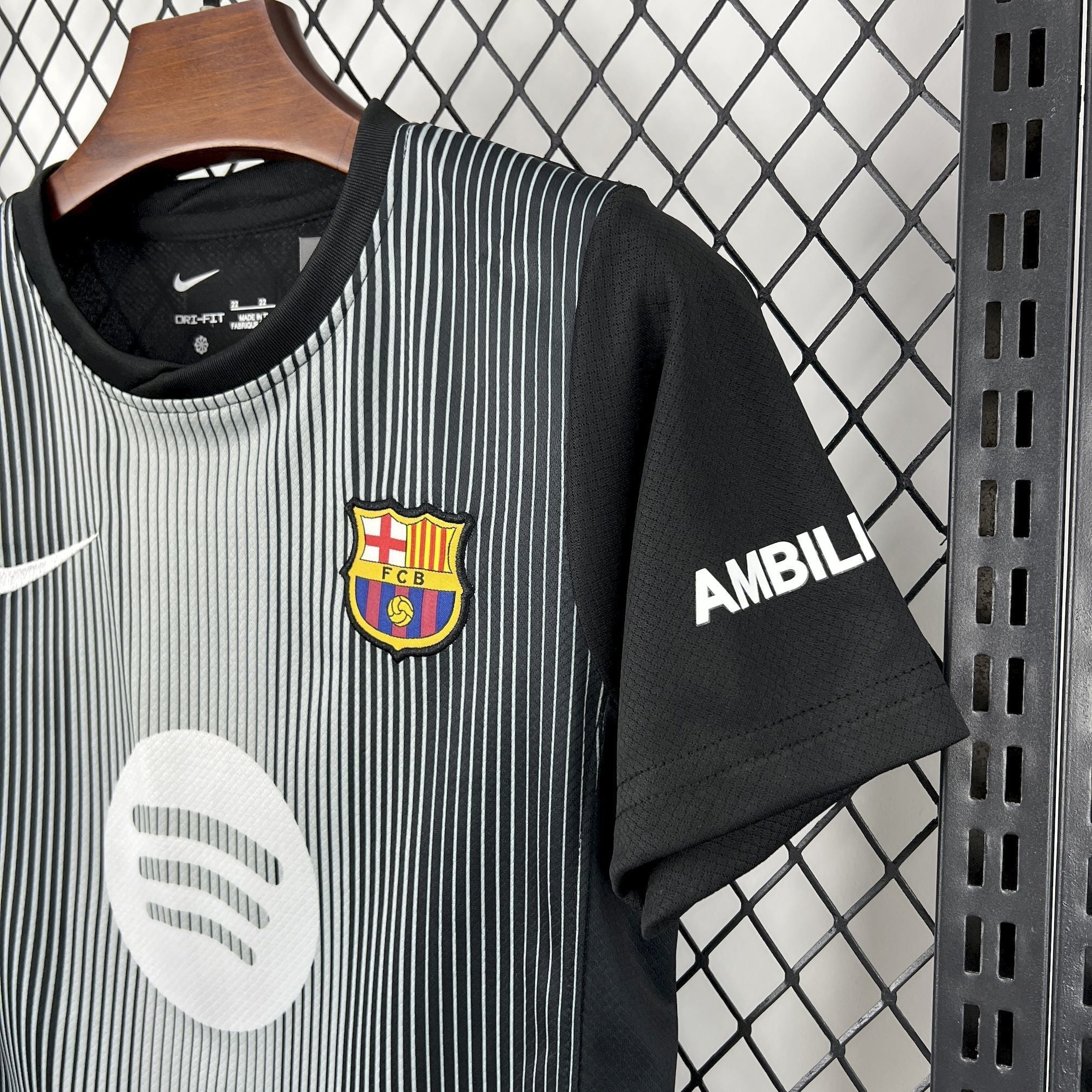 Conjunto Infantil Barcelona 25/26 - Preto