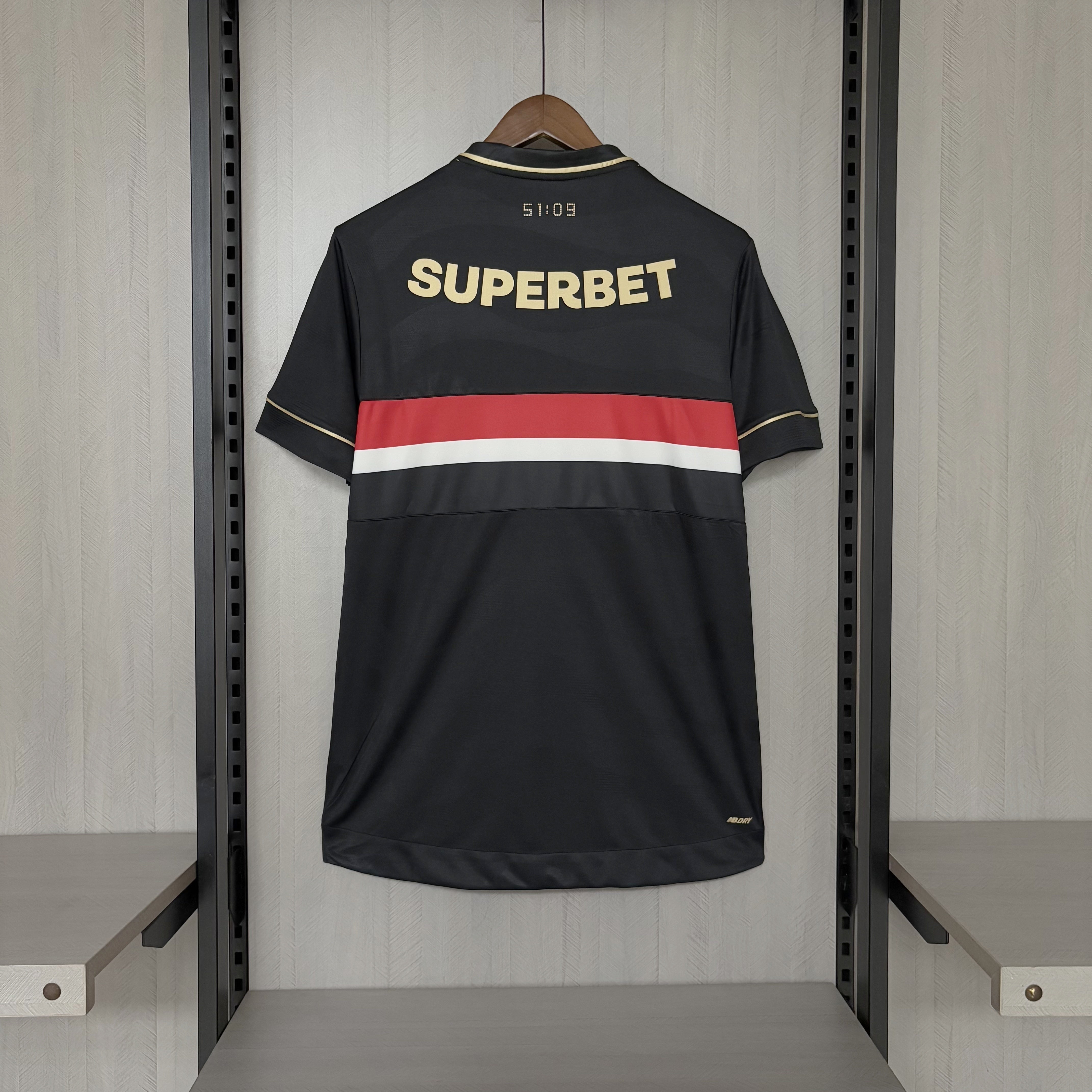Camisa São Paulo FC Fora 25/26 - Preta Torcedor