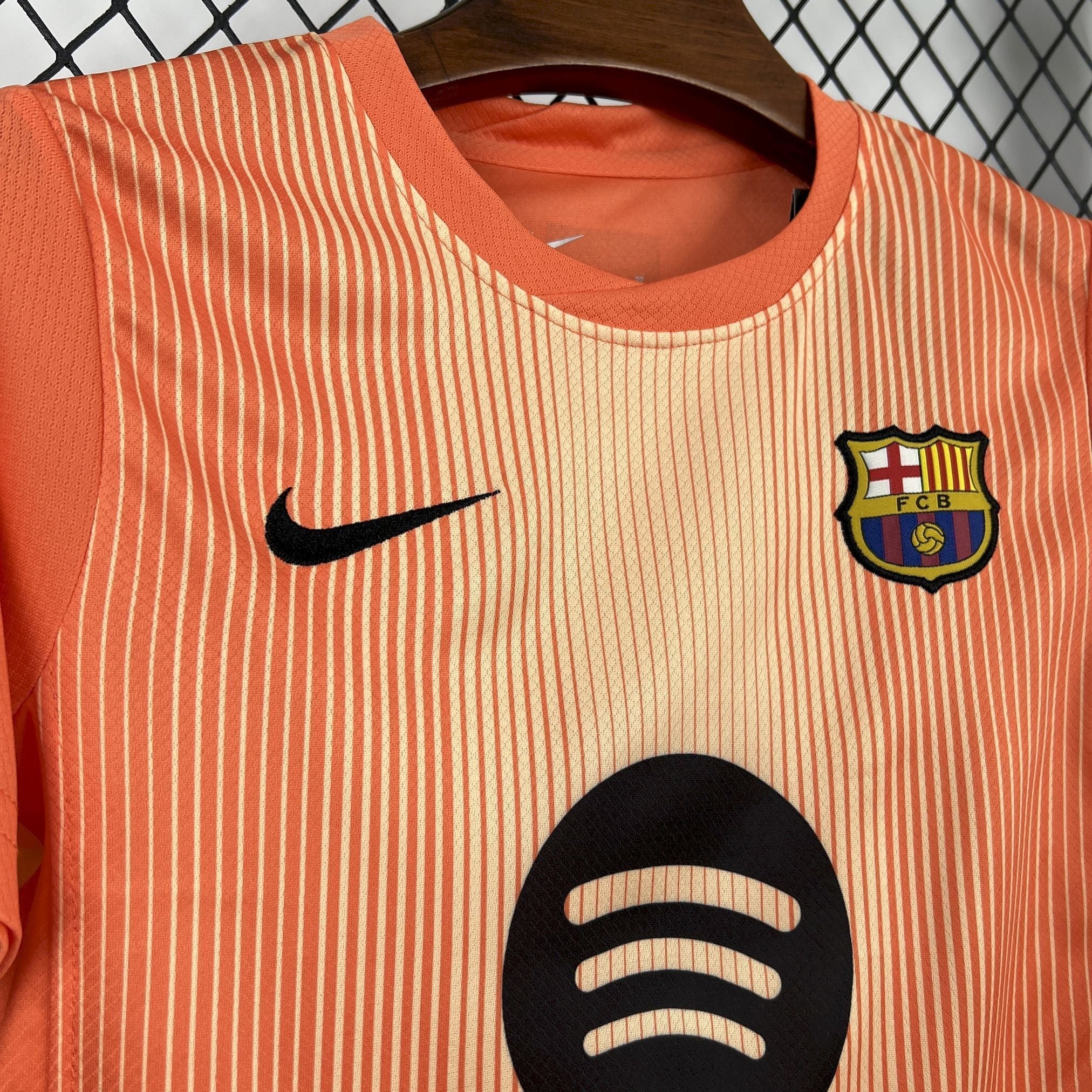 Conjunto Infantil Barcelona 25/26 - Laranja