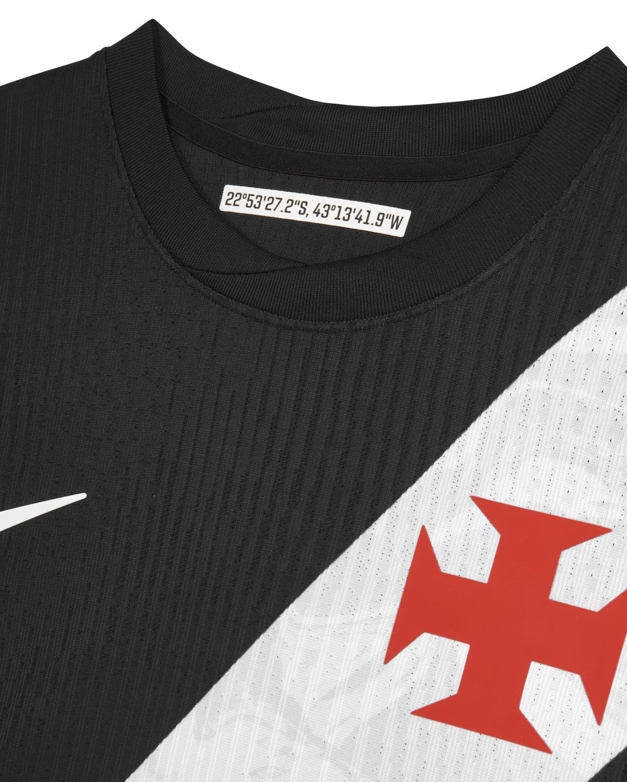 Camisa Vasco da Gama Titular 26/27 - Preto e Branco