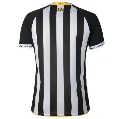 Camisa Santos Reserva 25/26 - Preta e Branca