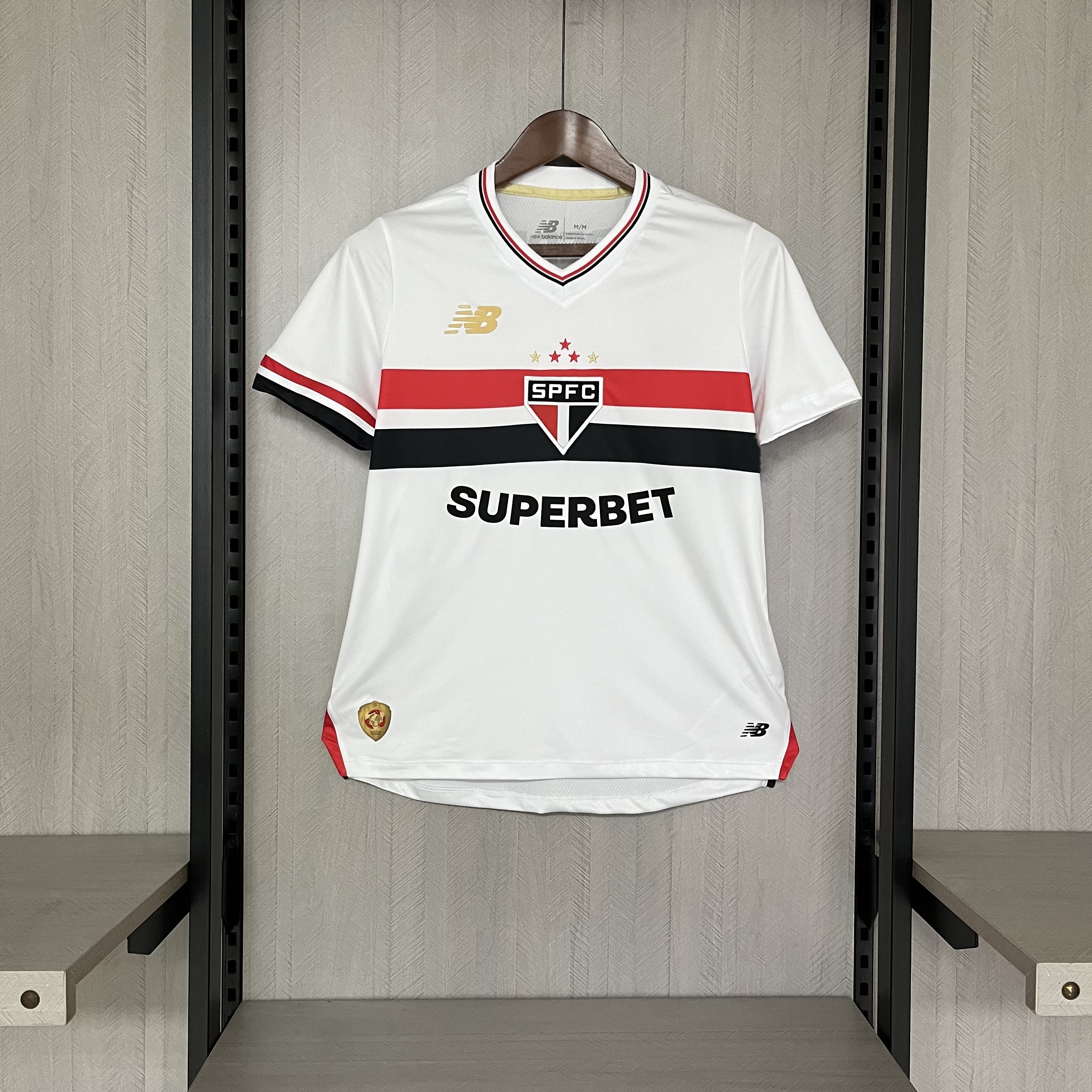 Camisa São Paulo Titular 25/26 - Versão Feminina Baby Look Branca