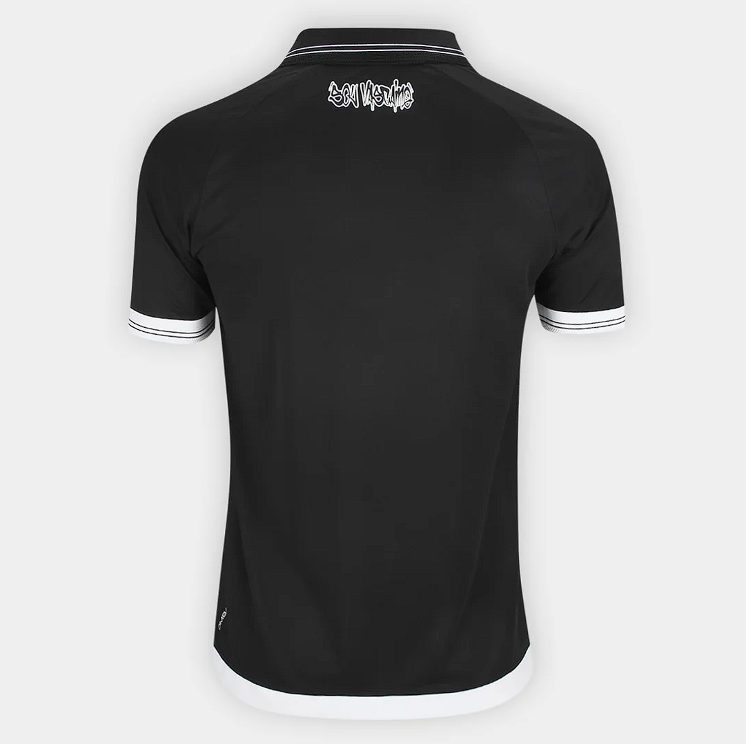 Camisa Vasco da Gama Titular 25/26 - Preto e Branco