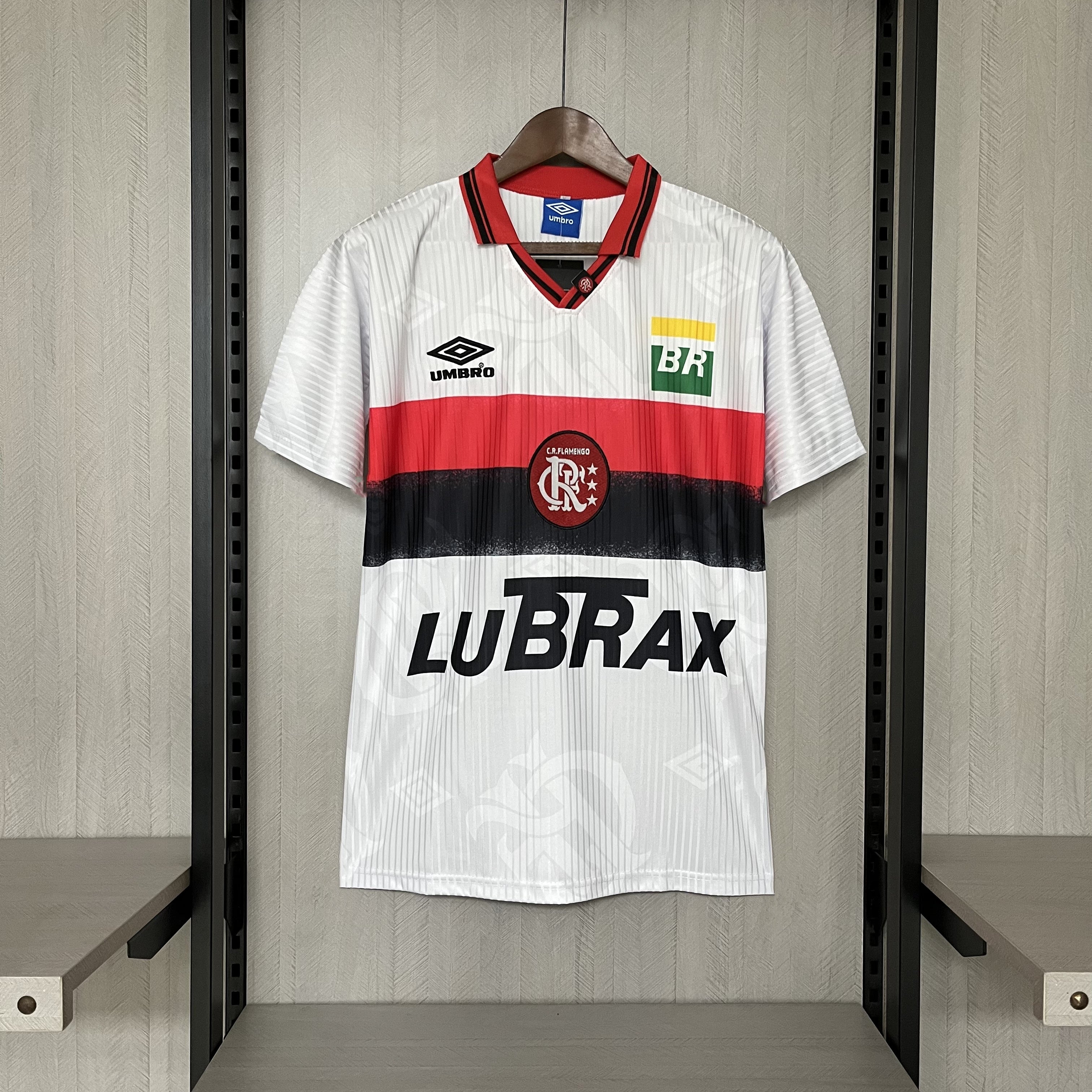 Camisa Flamengo Fora 1997 - Versão Retrô Lubrax