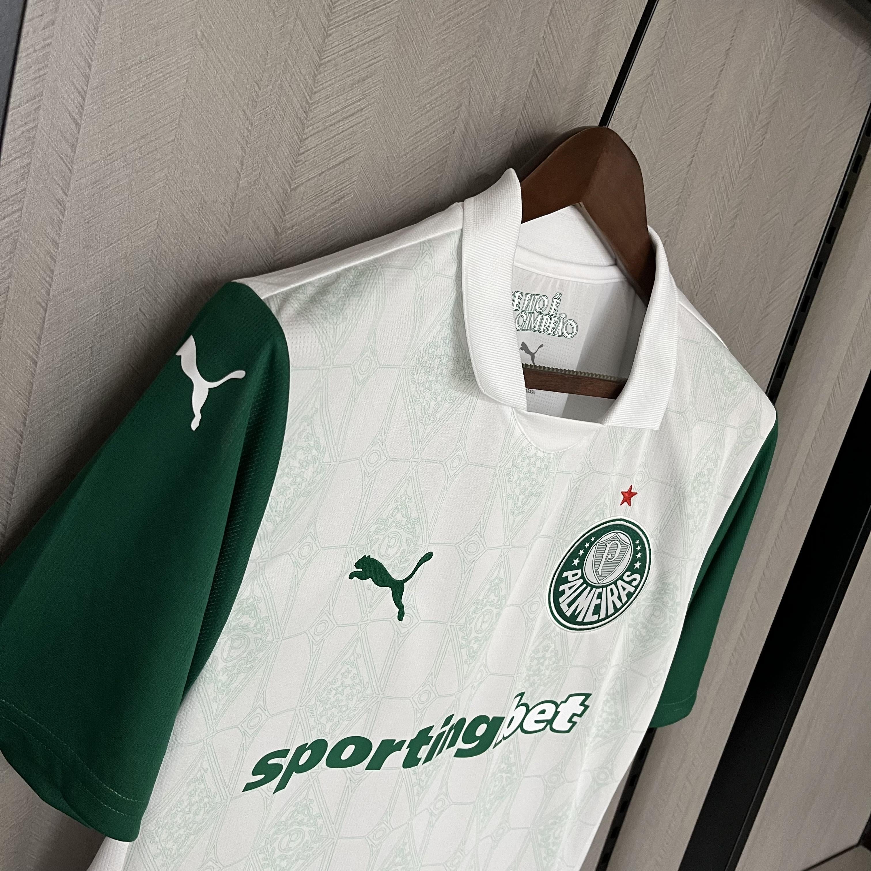 Camisa Palmeiras Fora 25/26 - Versão Torcedor Branca
