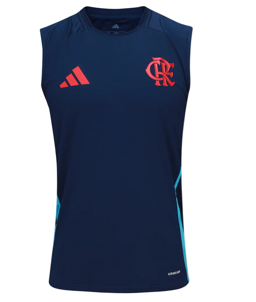 Camisa Regata Flamengo de Treino 25/26 - Azul Escuro